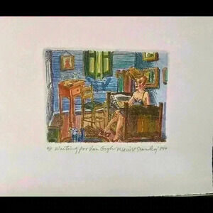 M. Louise Stanley’s “Waiting for Van Gogh” Original signed Artwork